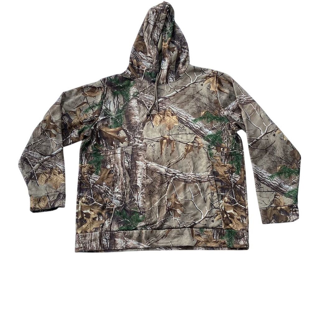Under Armour Men's 2XL Realtree Camo Fleece Full Zip Hoodie Multicolor